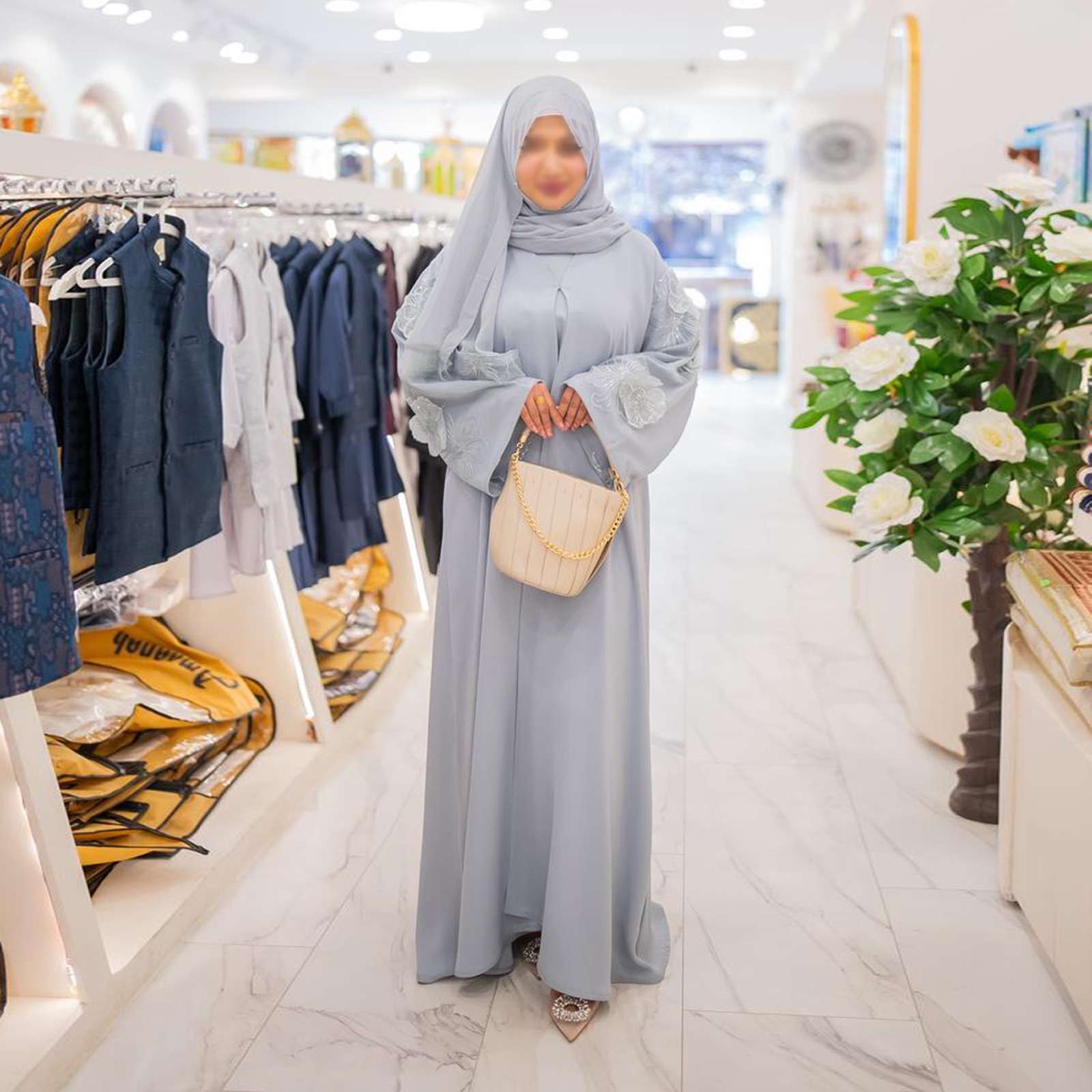 Abaya Light Blue - 012