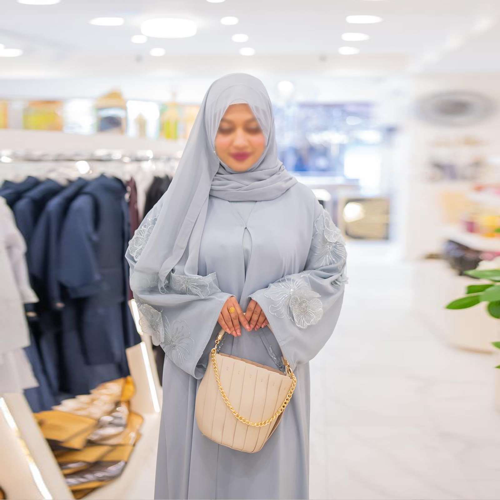 Abaya Light Blue - 012