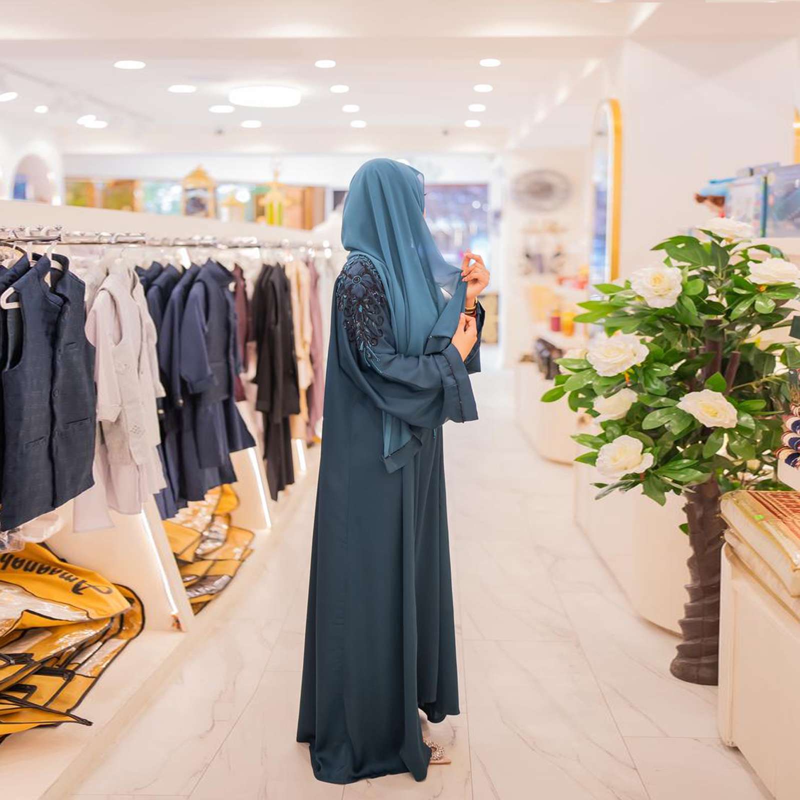 Abaya Dark Blue - 011
