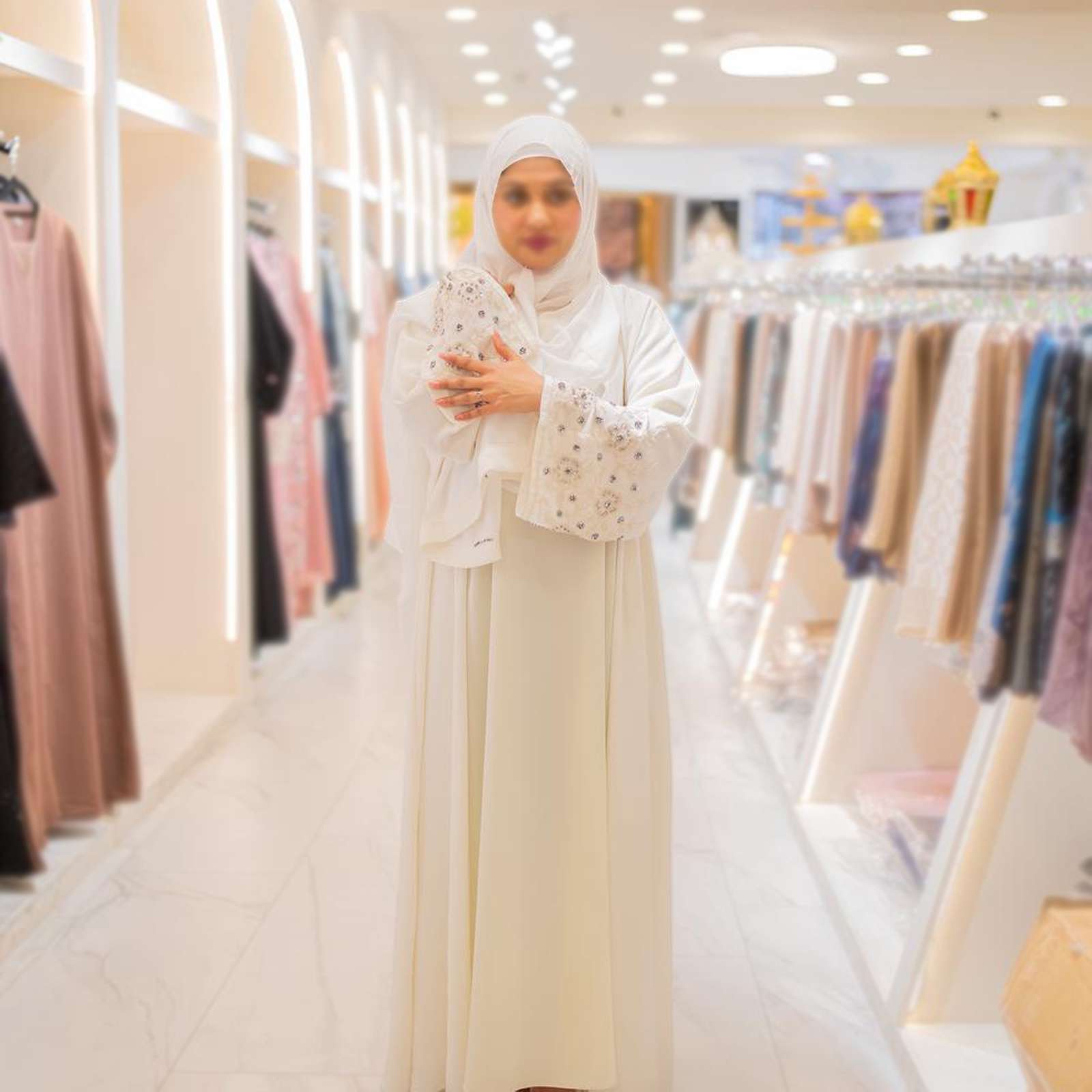 Abaya White - 014