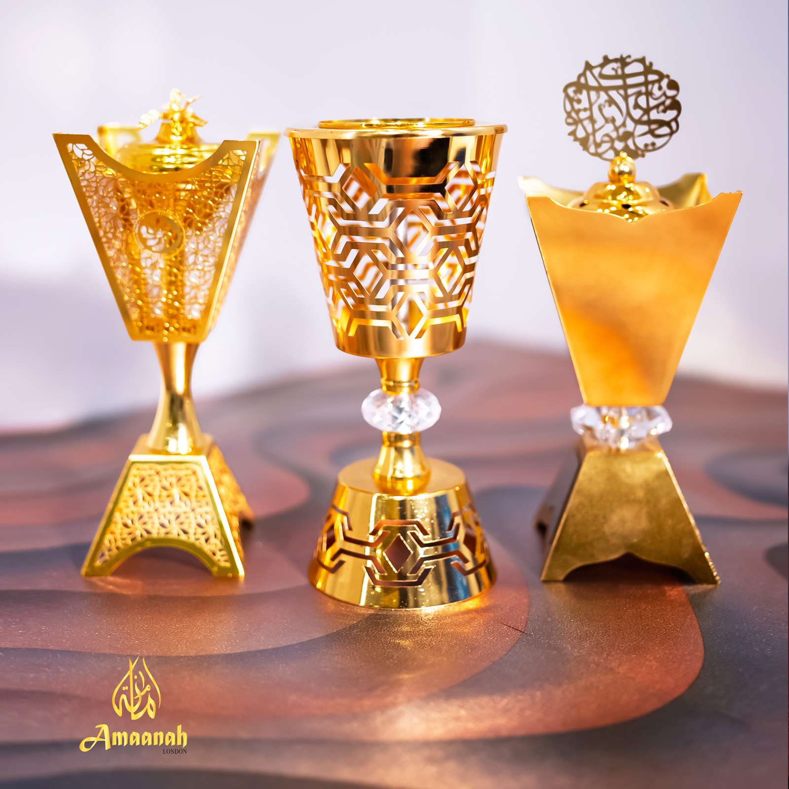 Bakhoor Burner Stand Golden