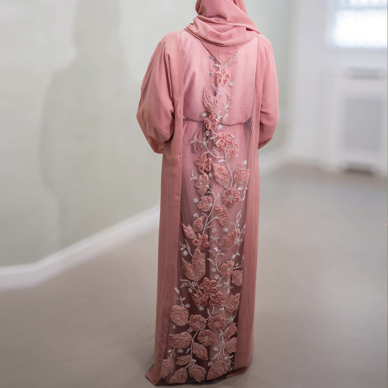 Abaya Pink - 017