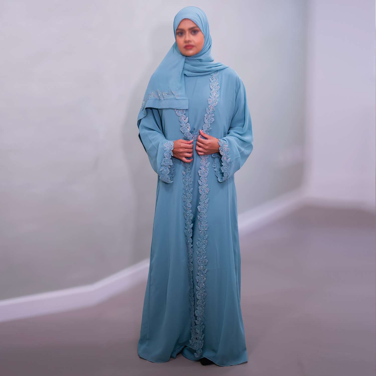 Abaya Sky Blue - 018