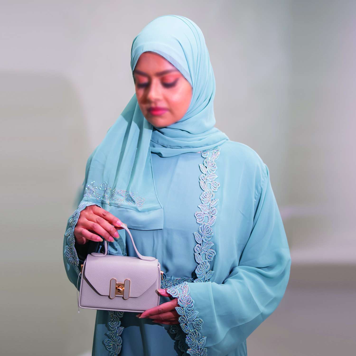 Abaya Sky Blue - 018