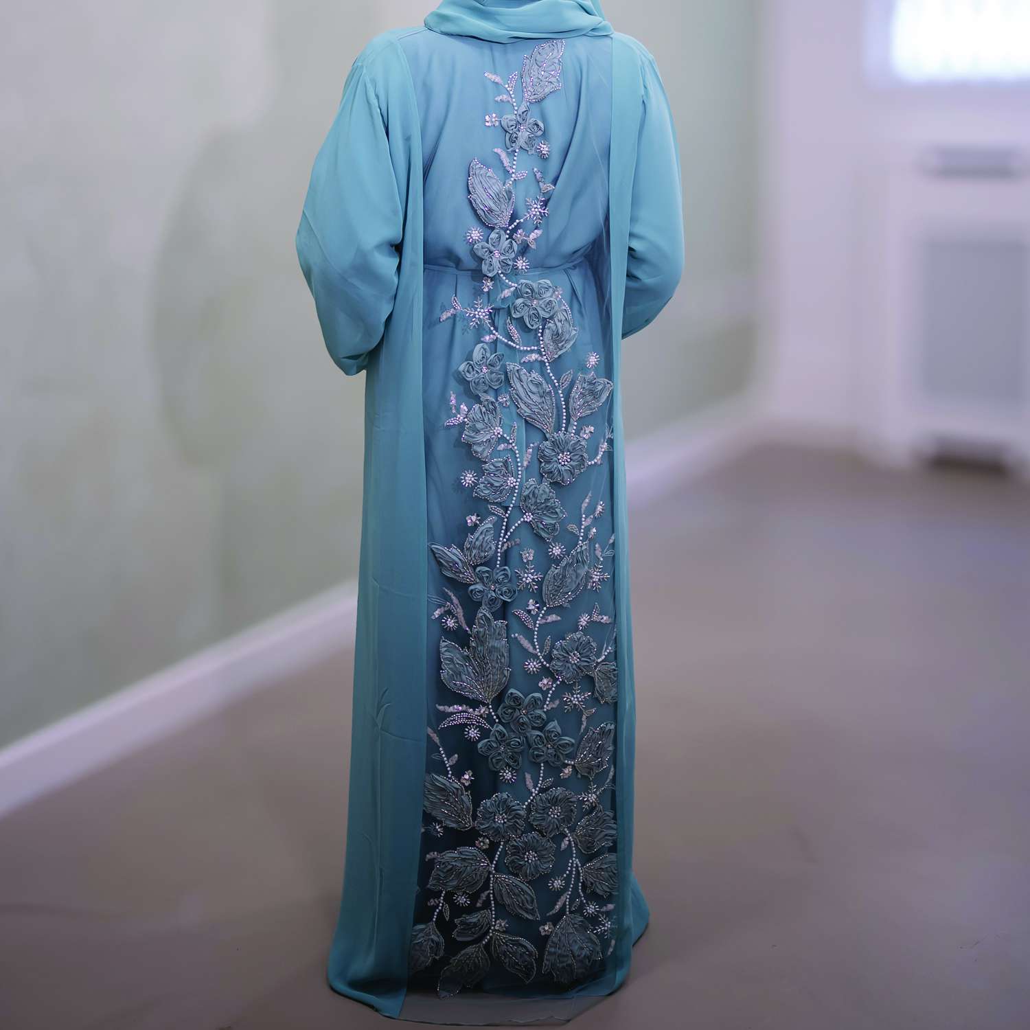 Abaya Sky Blue - 018