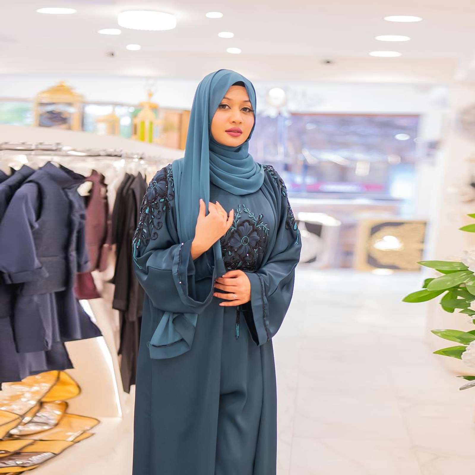 Abaya Dark Blue - 011