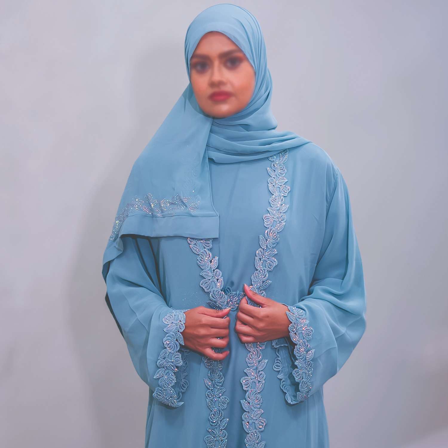 Abaya Sky Blue - 018